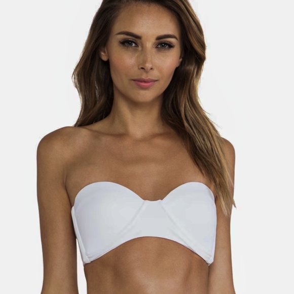Mikoh Other - MIKOH NWT Bordeaux Bikini Top BONE WHITE
